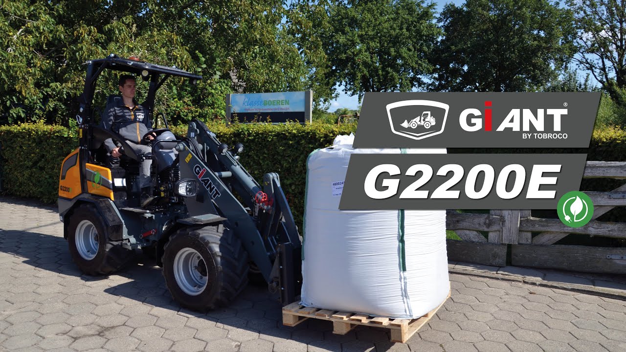ELECTRIC WHEEL LOADER G2200E WITH ZERO EMISSIONS