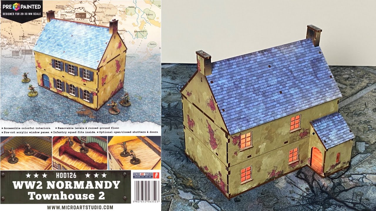 Micro Art Studio - WW2 Normandy Townhouse 2