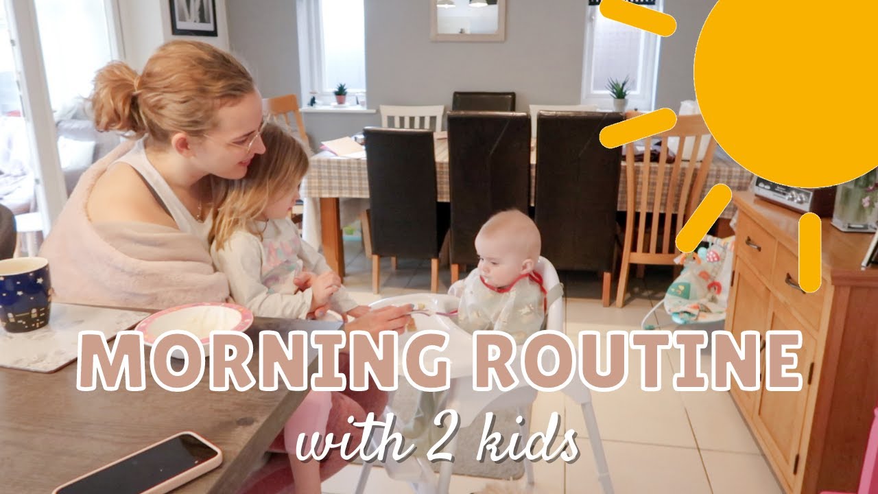 *NEW* MORNING ROUTINE WITH 2 KIDS l TODDLER + BABY l 2022