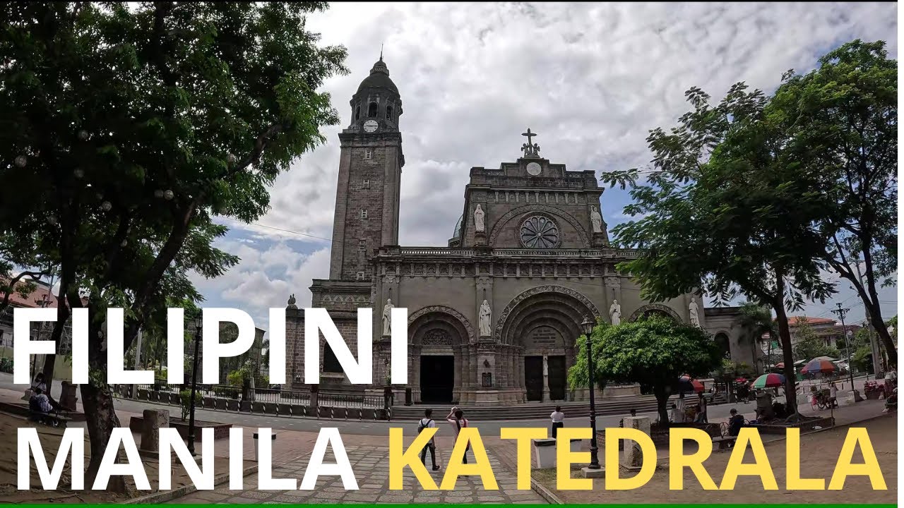 Posjet povijesnoj katedrali iz kolonijalnog doba-Manila,Filipini 🇵🇭 | EP48