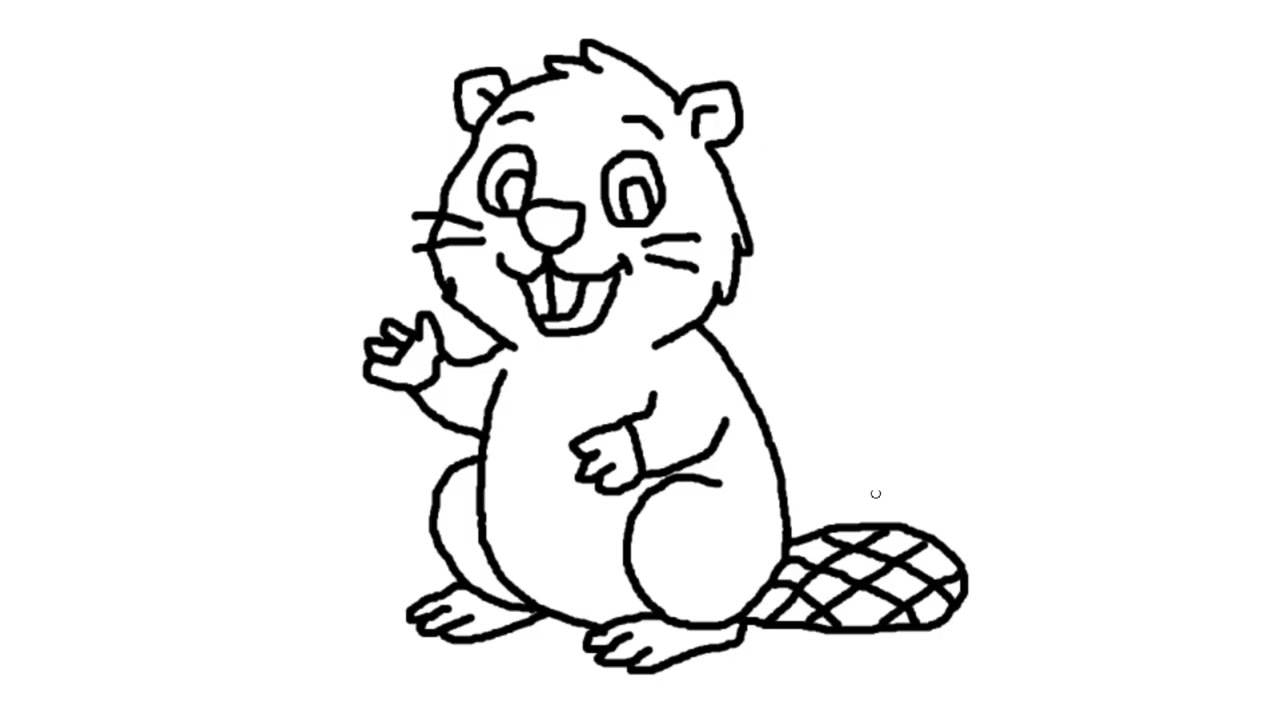 Beaver Easy Drawing- Nishant Pundir