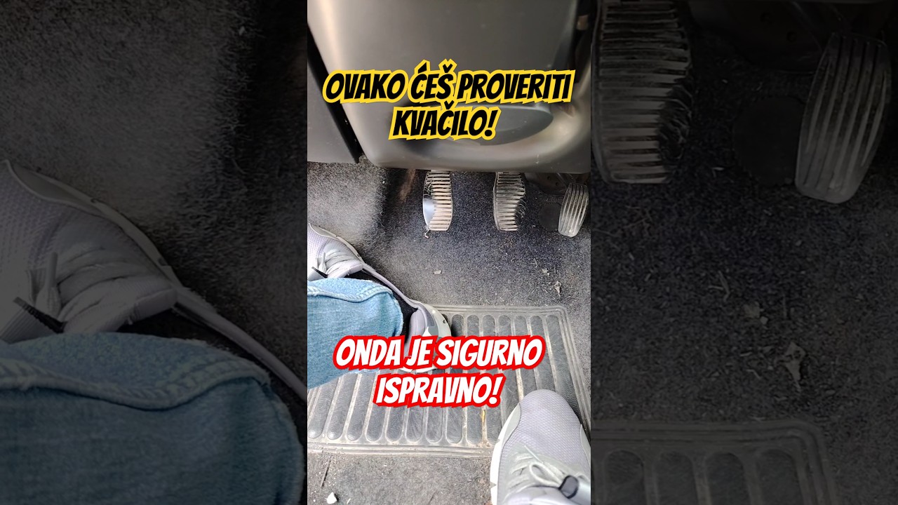 Kako proveriti kvacilo kad kupujes auto.