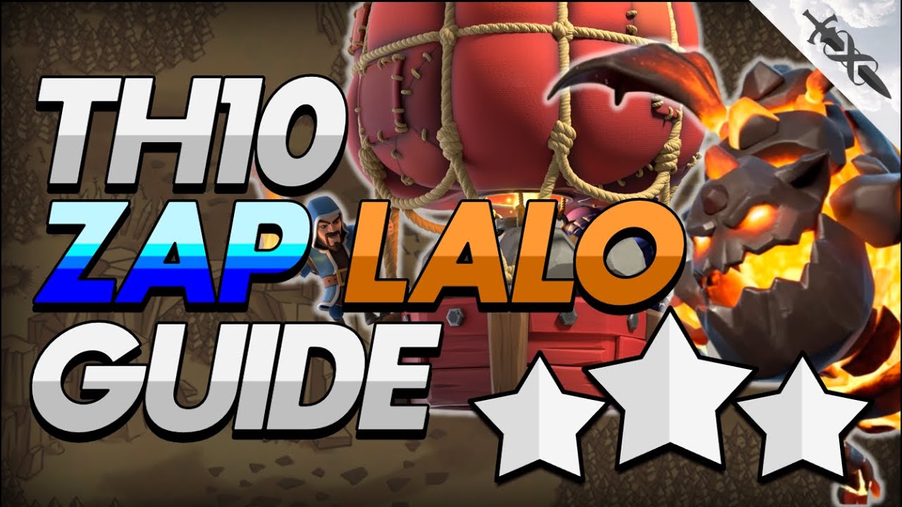 Trying out the new lightning spells with Zap LaLo! | TH10 Attack Strategies