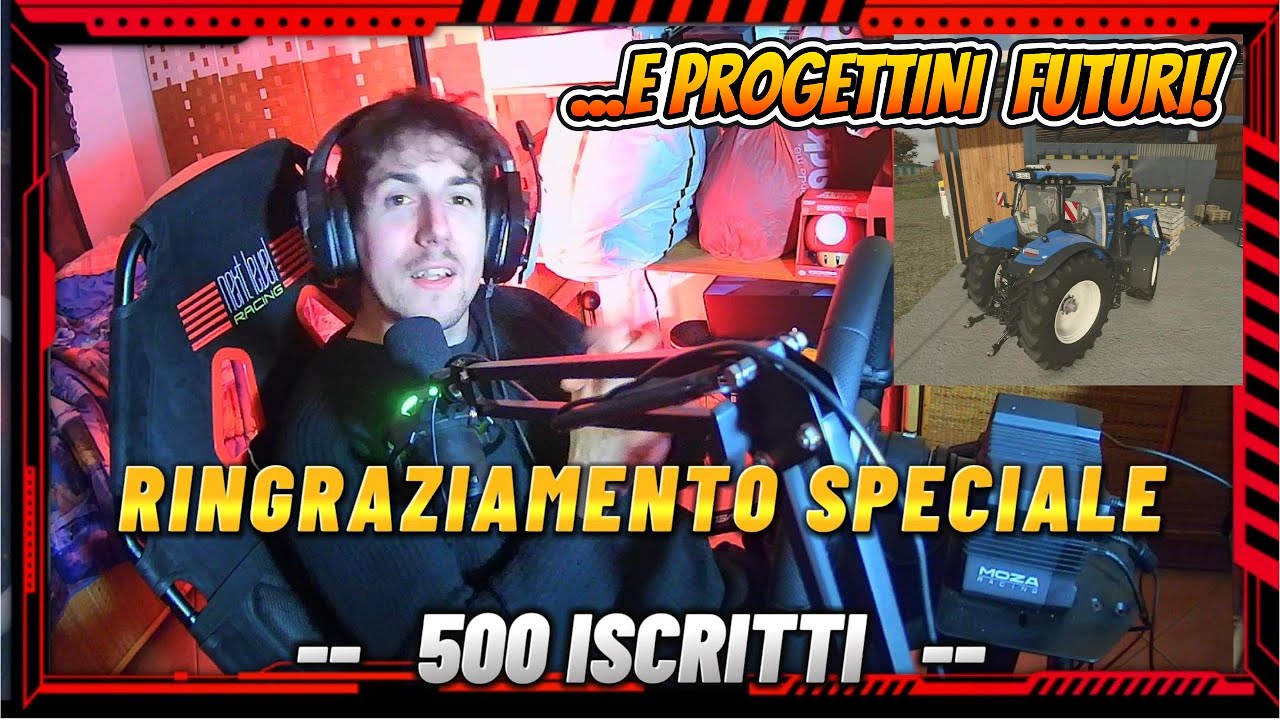 RINGRAZIAMENTI X I 500 ISCRITTI E PROGETTI FUTURI PER FS25....