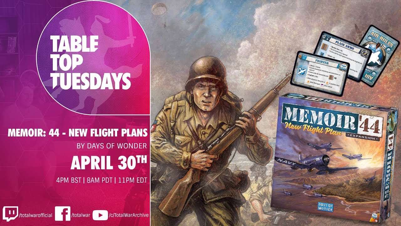 TableTop Tuesdays - Memoir: 44 New Flight Plans by Days of Wonder