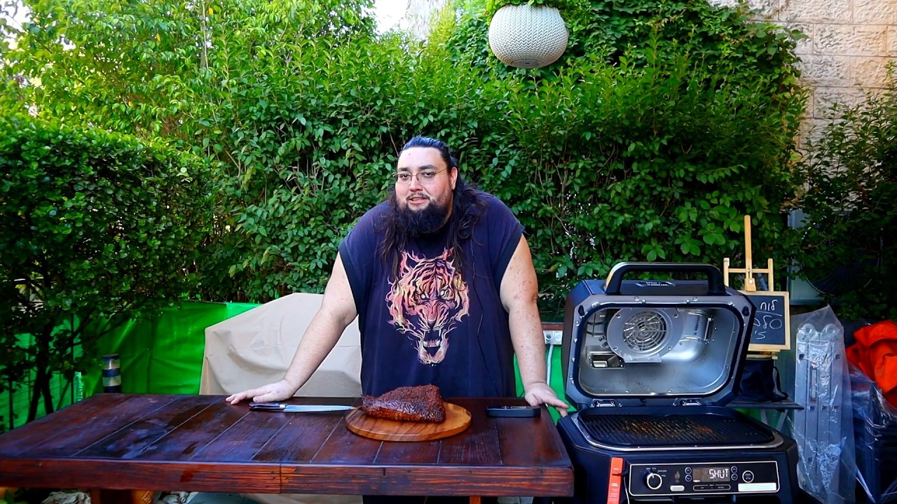 בדיקת מוצר - גריל חיצוני ומעשנה NINJA WOODFIRE - מעשנים פיקניה 2.5 קילו