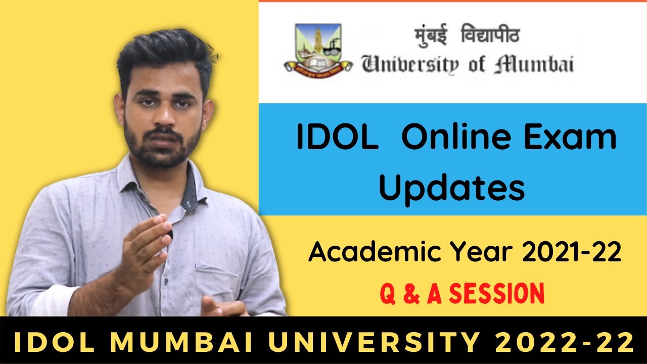 IDOL Online Exams Updates | Q & A Session | Mumbai University @Imaduddin Educare