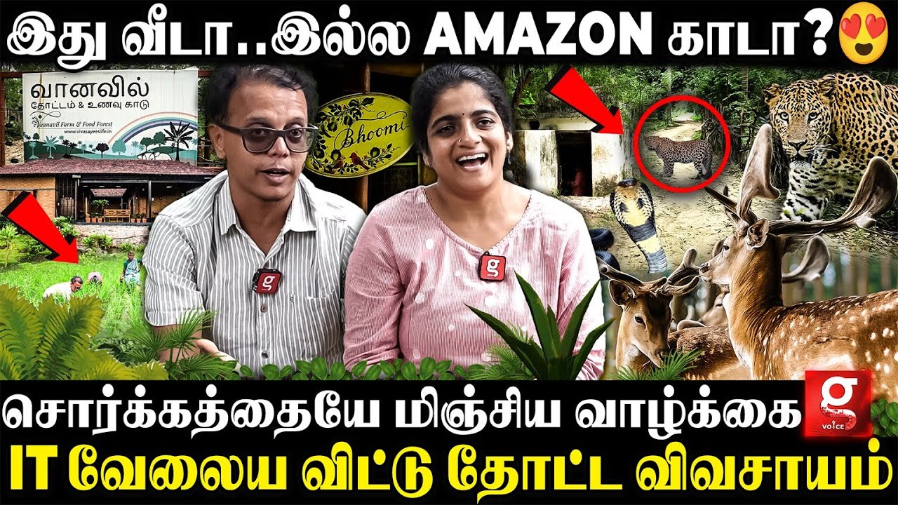 வீட்டு பக்கத்துல சிறுத்தை, யானைலாம் சுத்தும்🐆😱தமிழ்நாட்டுல இப்படி ஒரு வீடா?😍| Eco Friendly House