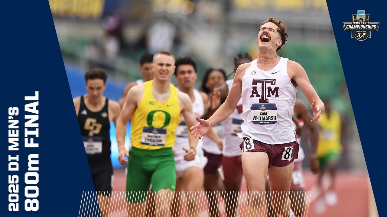 Men's 800m final - 2025 NCAA outdoor track and field championships