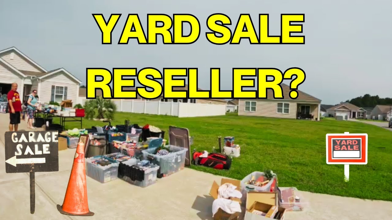GARAGE SALE RESELLER WAS HAVING YARD SALE?
