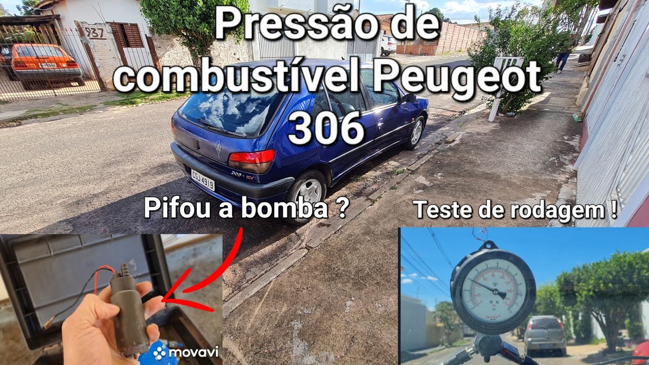 Peugeot 306 1.8 16v: qual a pressão do combustível ideal ?