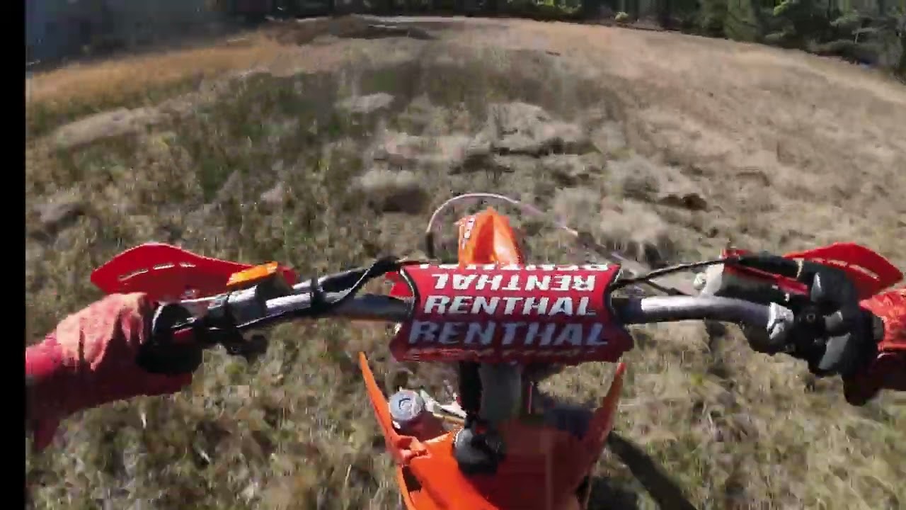 KTM sx125 full throttle!