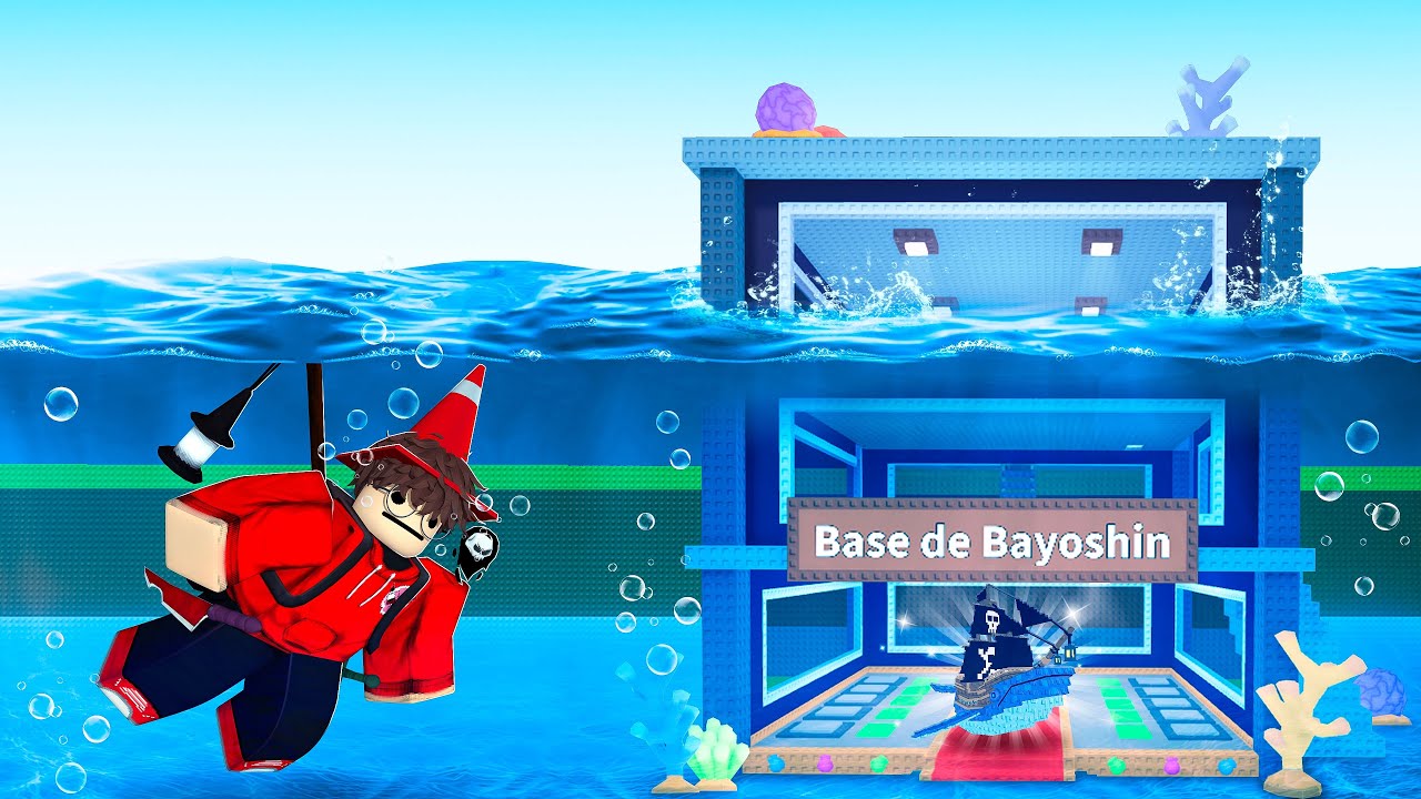 PEGUEI A NOVA BASE AQUÁTICA DO ROUBE UM BRAINROT