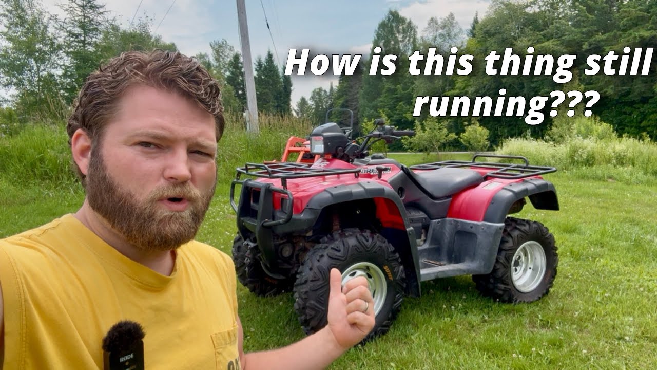 This Honda Rubicon Sounds Horrible.. Engine about to blow???
