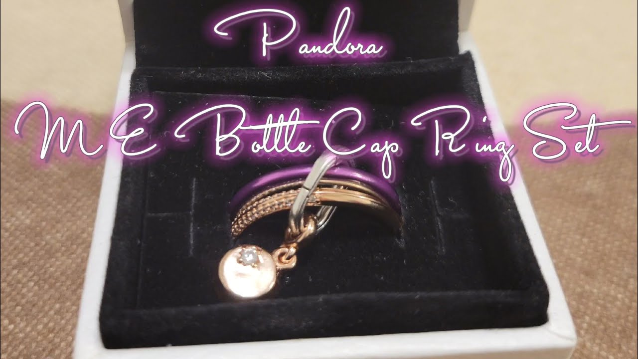 Pandora ME Bottle Cap Ring Set