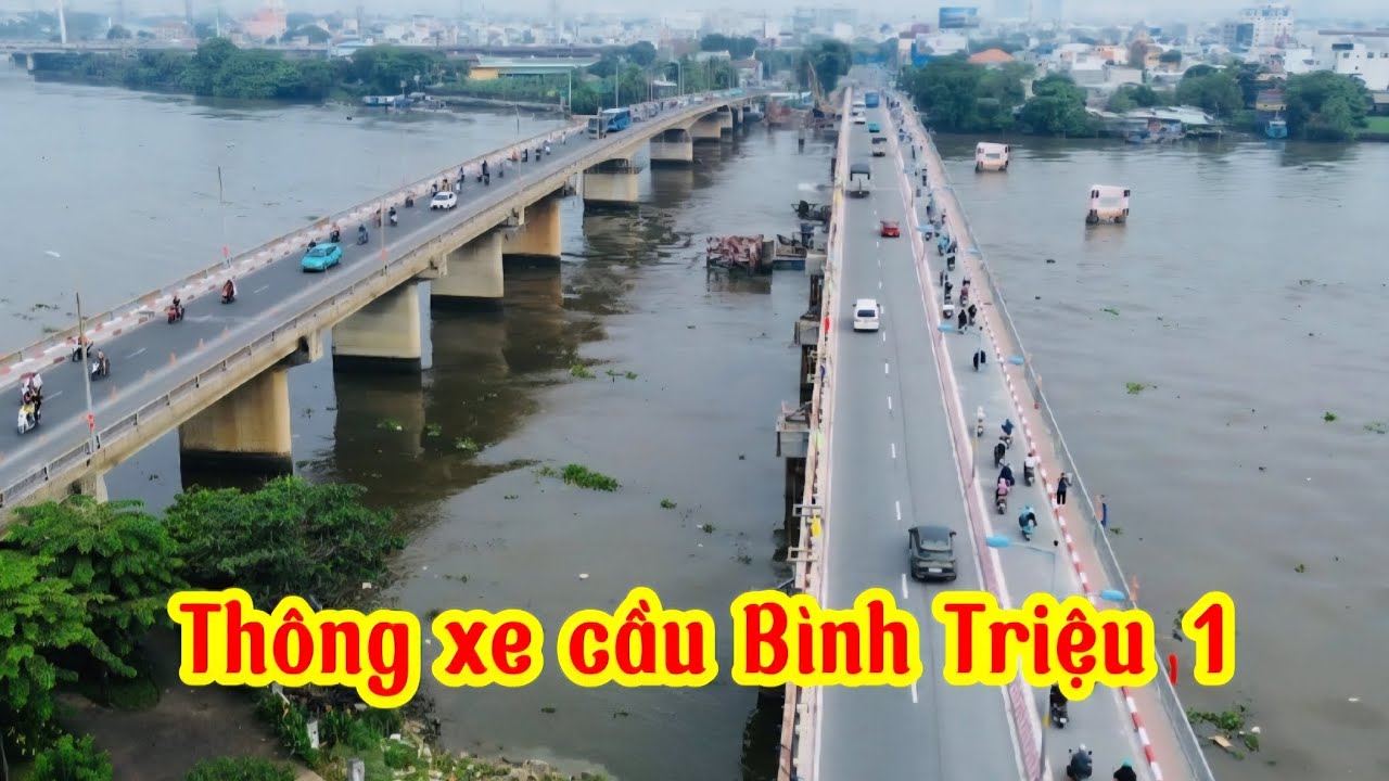 Cầu Bình Triệu 1 mở lại lưu thông, người dân phấn khởi vì hết kẹt xe sau nhiều tháng thi công