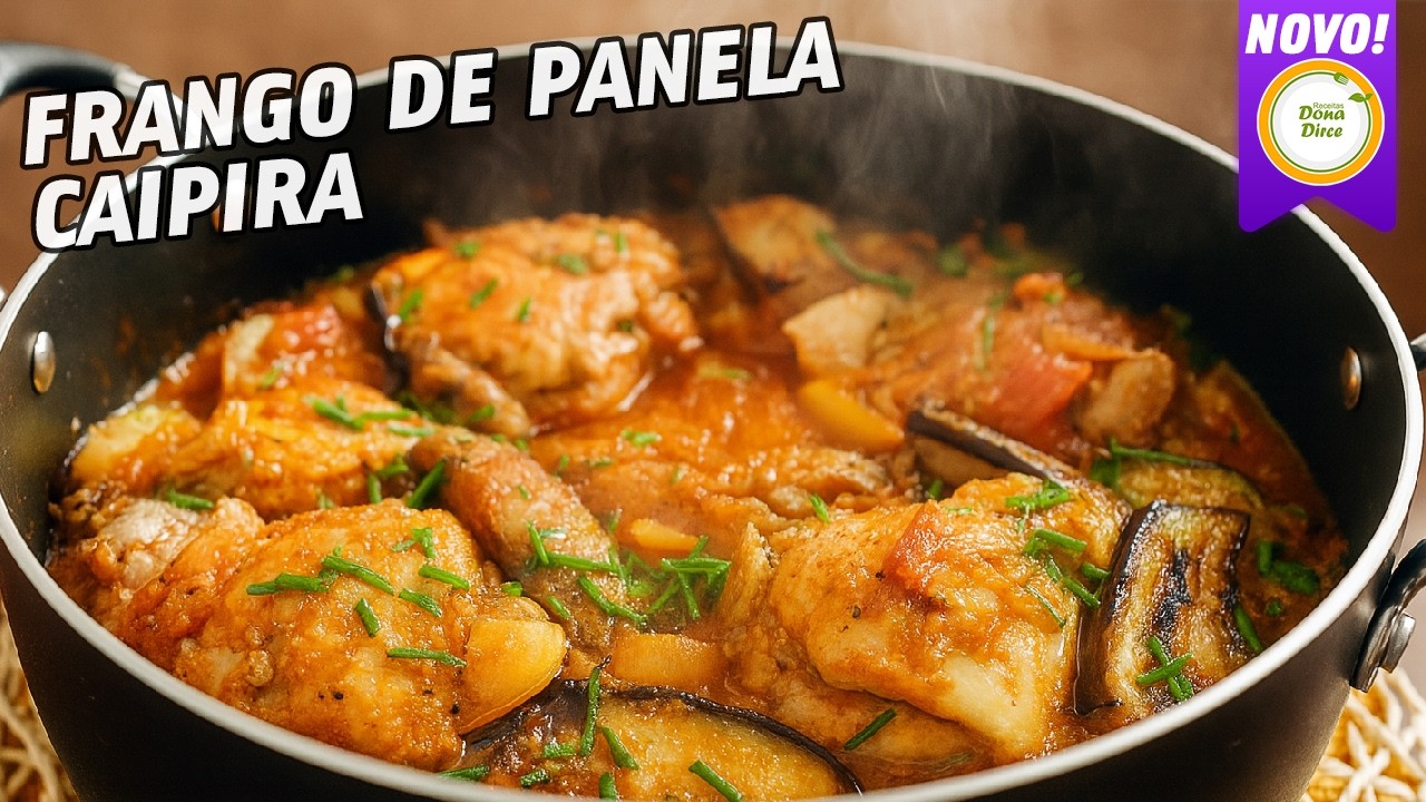 🐔 FRANGO DE PANELA IGUAL DA VOVÓ! SIMPLES E DELICIOSO! 🍅✨ #1317