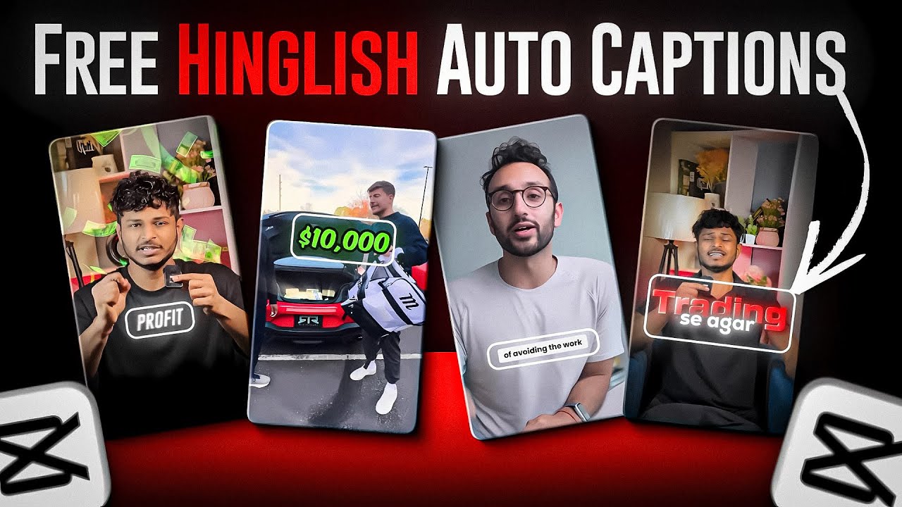 How to Create FREE Hinglish Subtitles in CapCut (Easy & Fast!)