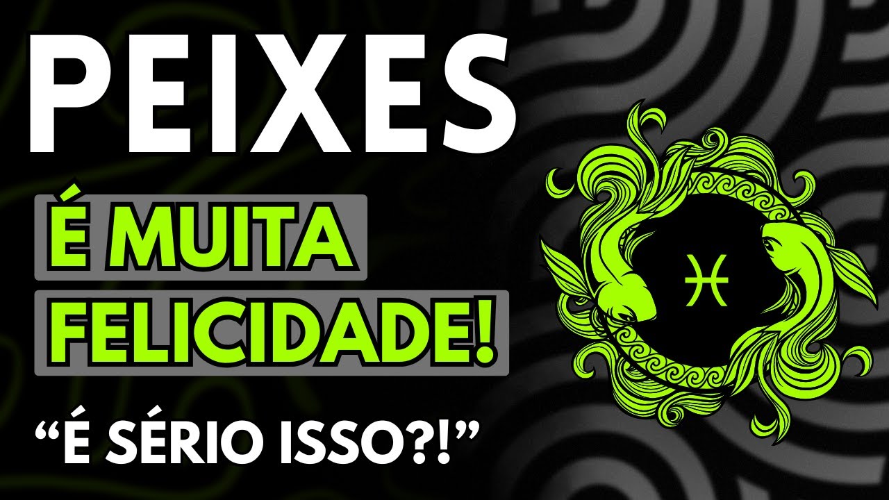 PEIXES ♓ QUE MARAVILHA! | ESSA NOVIDADE VAI TE EMOCIONAR MUITO! | PRÓXIMOS DIAS ✨