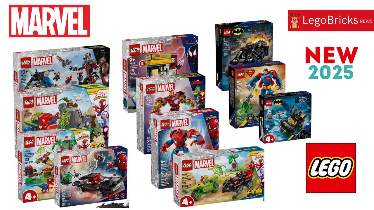 LEGO Marvel & DC Sets | New 2025