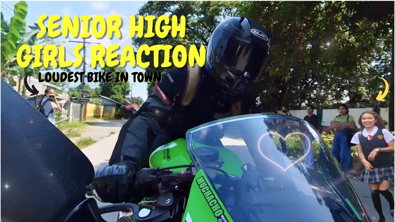 Di Napigilan Mapalingon ng mga Senior High | Big Bike Public Reaction Philippines | Ninja ZX6R