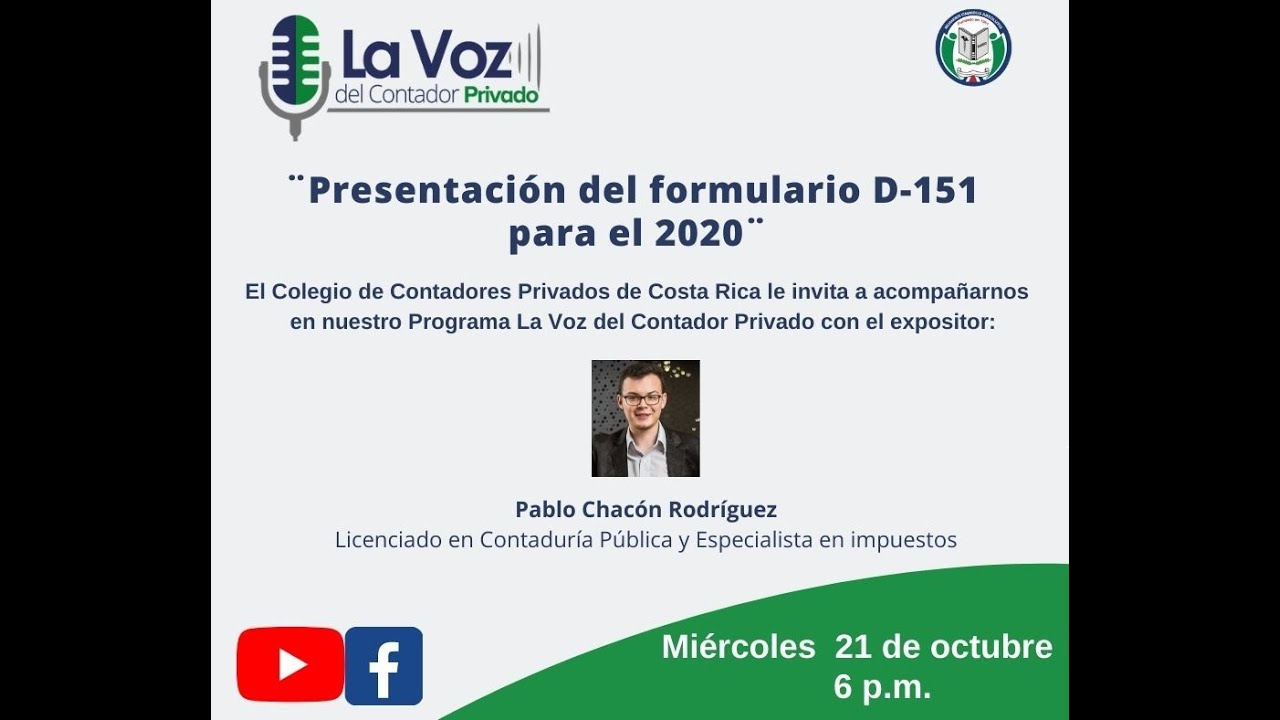 La Voz del Contador Privado Entrevista sobre Presentación del Formulario D 151