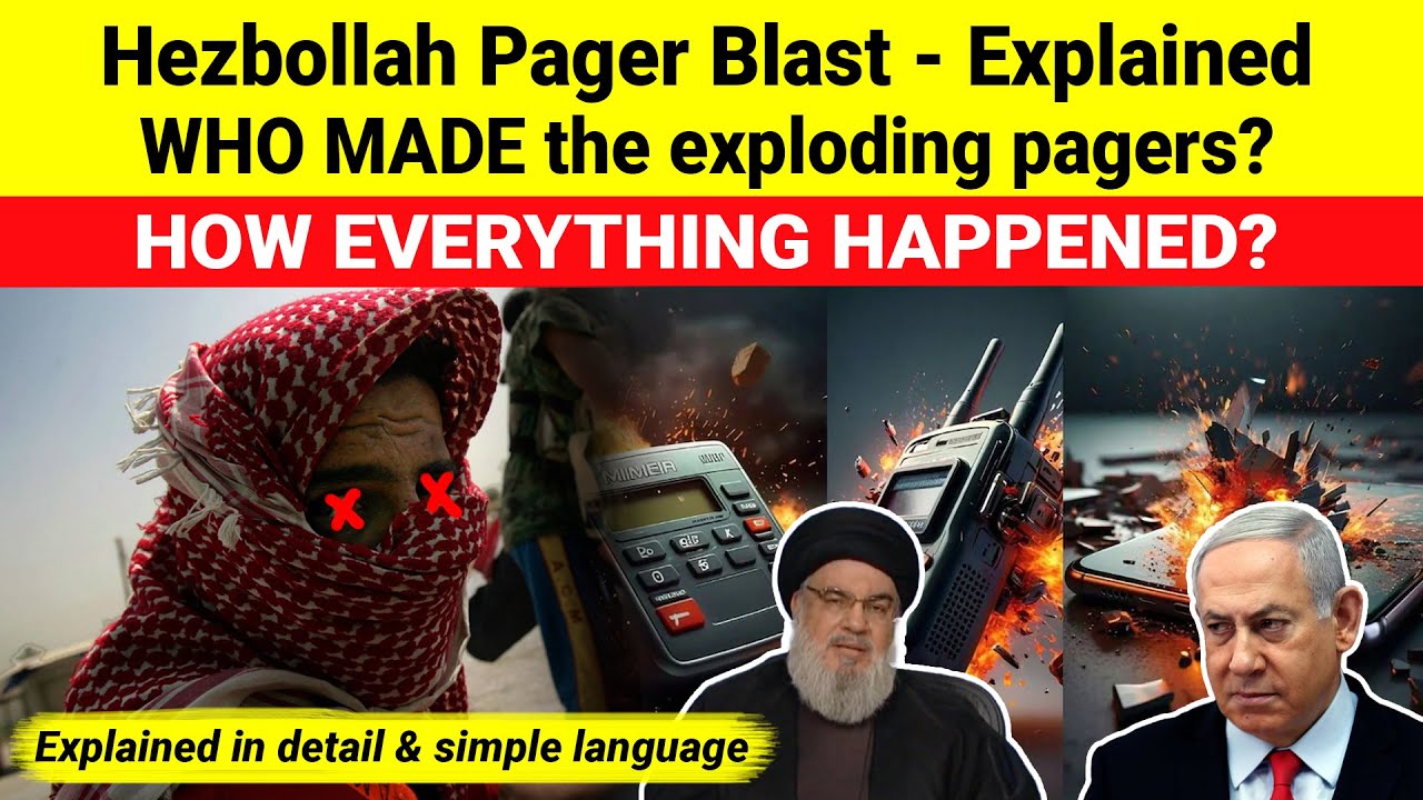 Mossad's Pager Attack : How Israel Targeted Hezbollah in Lebanon | 2024 Pager Explosions Explained