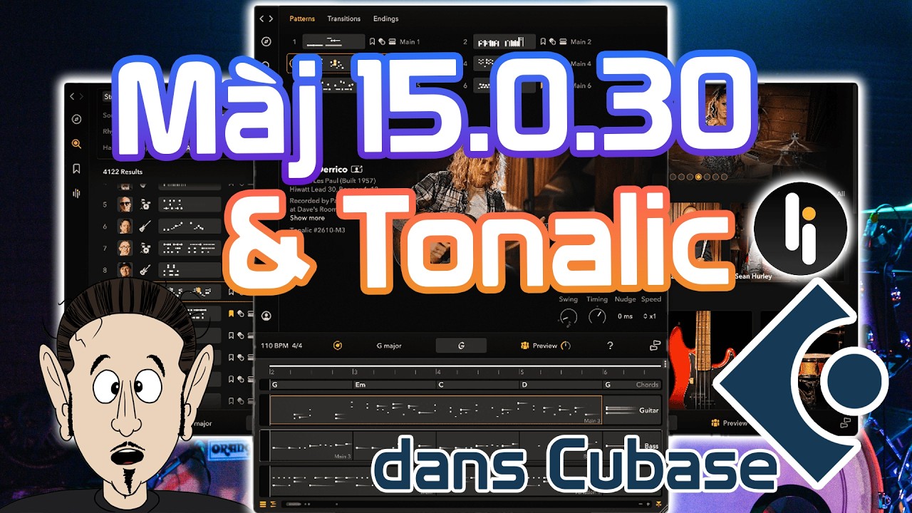 Mise-&agrave;-jour 15.0.30 & plugin Tonalic #cubase #guitar #plugin #tonalic #celemony