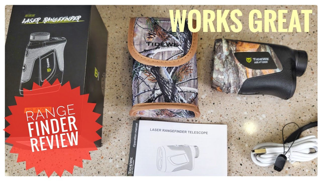 Review TIDEWE Hunting Rangefinder Camo Laser Range Finder 6X    Works Great!