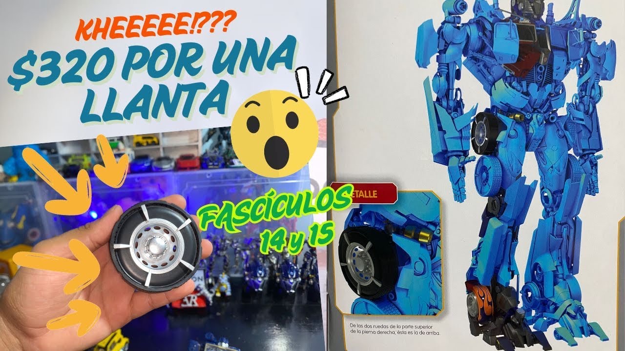 EL OPTIMUS PRIME MÁS CARO DE PLANETA DE AGOSTINI FASCÍCULO 14 y 15