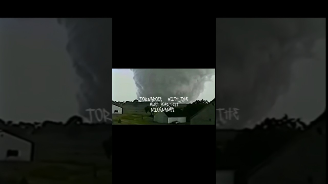 Tornadoes with the most scariest nicknames #fyp #extremeweather #edit #stormchaser #tornado