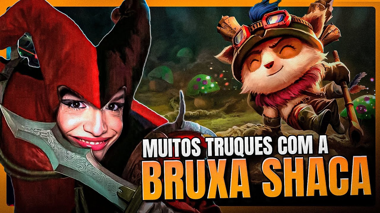 OS TRUQUES DA BRUXA SHACA! | SHACO SUP GAMEPLAY | League Of Legends