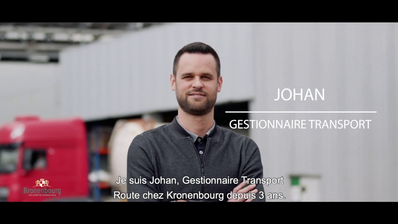 Johan, Gestionnaire Transport chez Kronenbourg