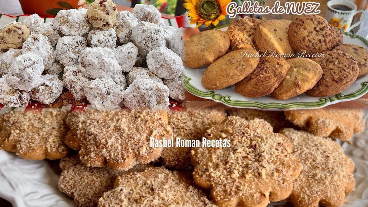 GALLETAS CASERAS FACILES CON NUEZ ☕️
