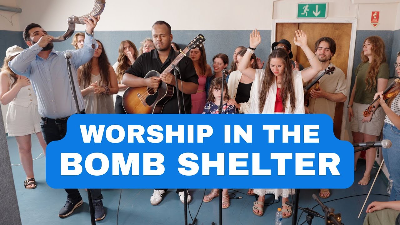 Israelis and Iranians Worship in a Bomb Shelter