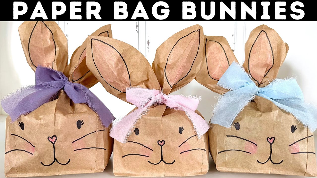 Paper Bag Bunnies | Easter Craft | Spring Craft