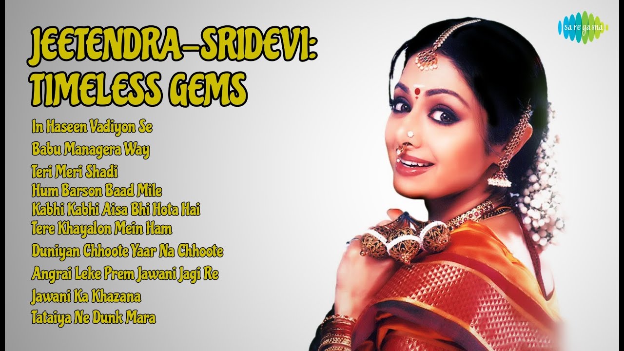 जीतेन्द्र श्रीदेवी: सदाबहार नगमें | Lata Mangeshkar Songs | In Haseen Vadiyon Se