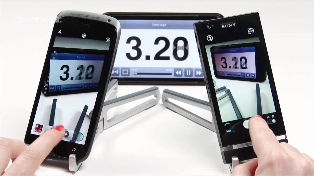HTC One S vs Xperia P Speed Test Comparison