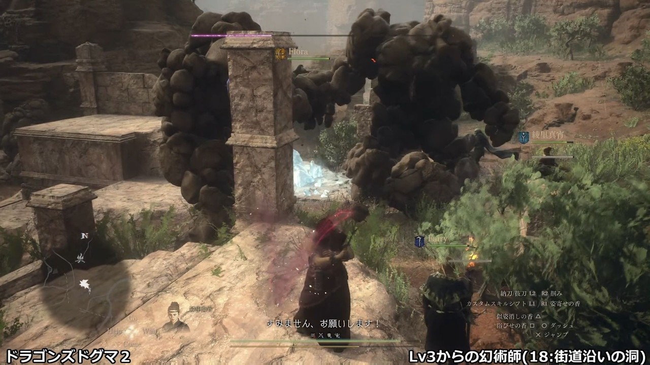 ドラゴンズドグマ２ - Lv3からの幻術師(18:街道沿いの洞)