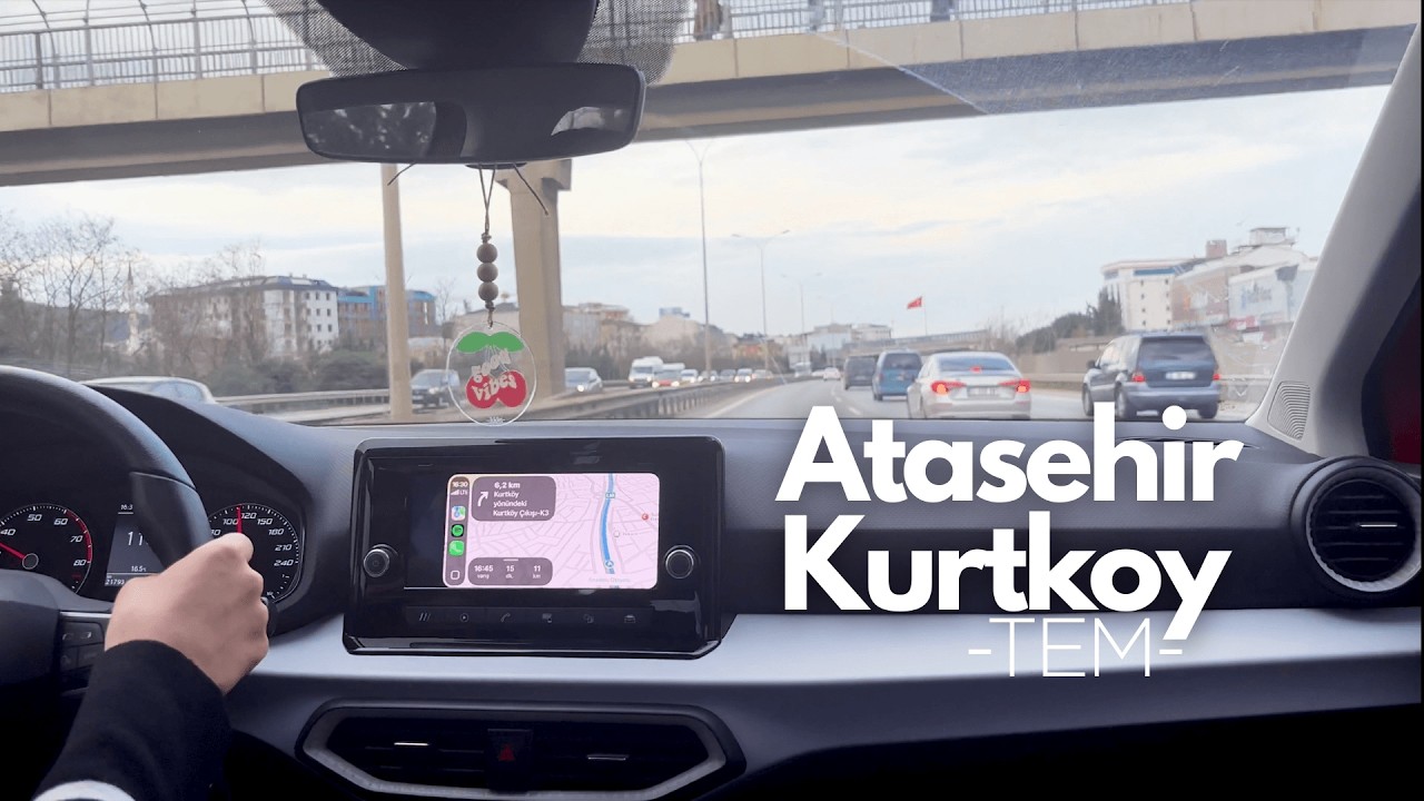[POV] Seat Ibiza ile TEM Sürüşü | Ataşehir-Kurtköy 