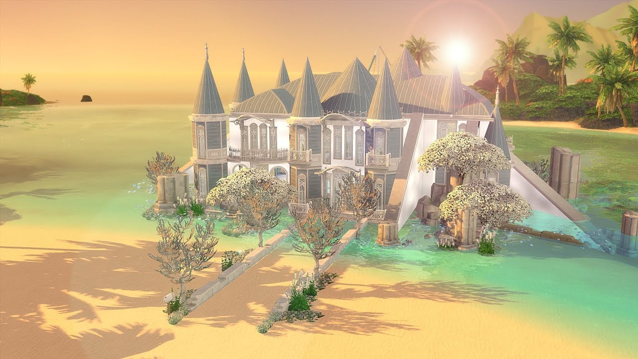 PEQUENO PALÁCIO DE SEREIA │Little Mermaid Palace│The Sims 4 (Speed Build)