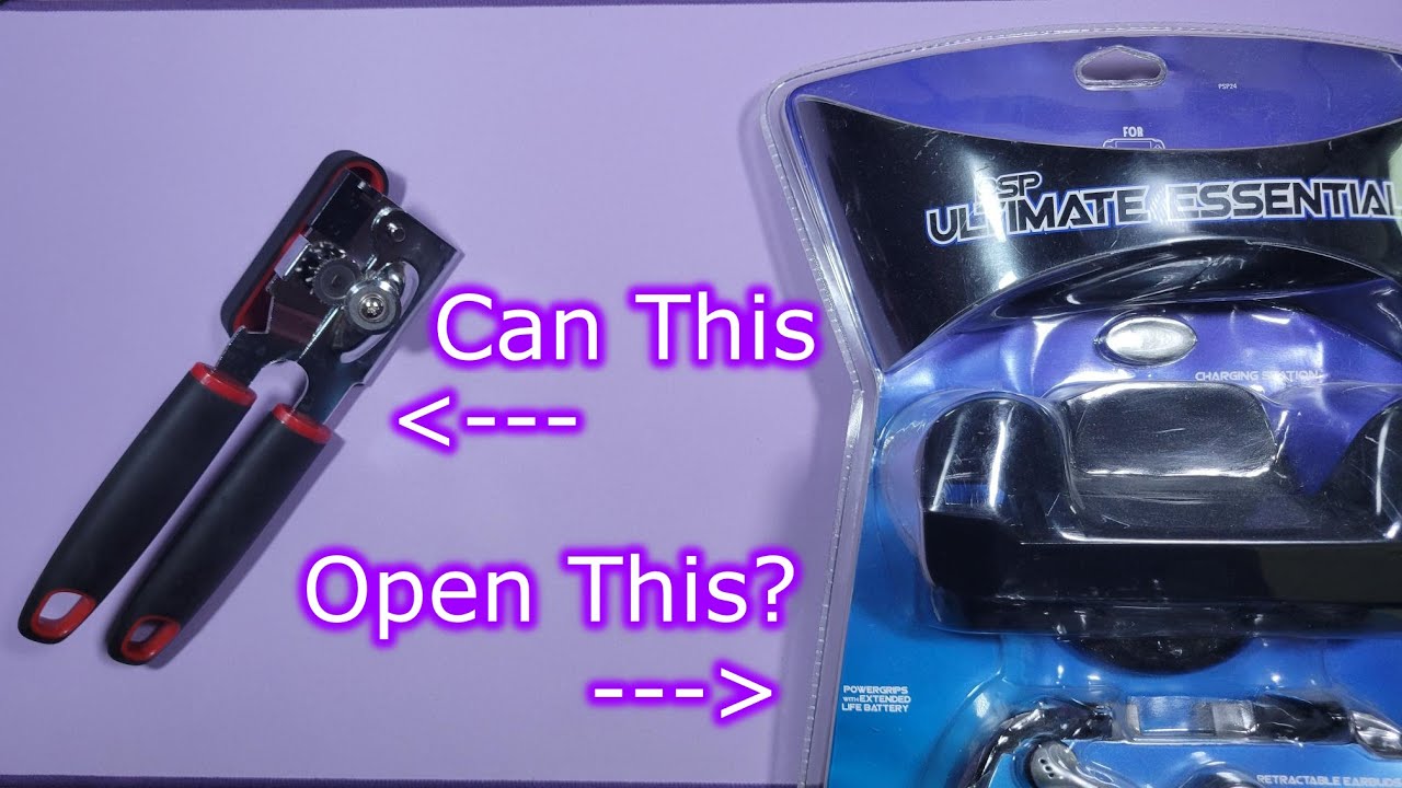 Opening a PSP Accessory Pack With a Can Opener Led to Madness!