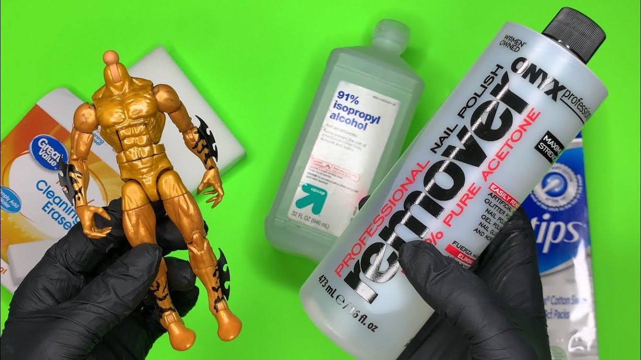 The BEST way to remove paint on a figure