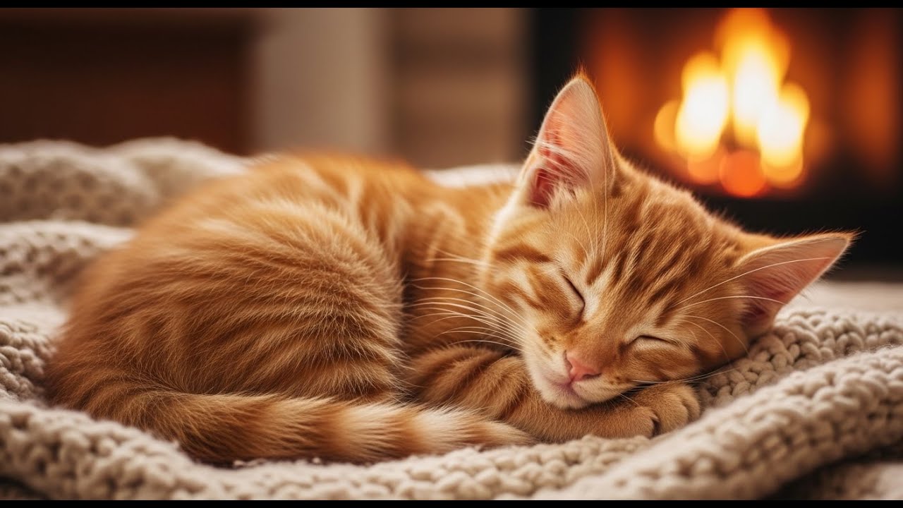 Tranquil Sounds for Stressed Cats 🐾 Stress-Free Cozy Moments | Overnight Calm Music