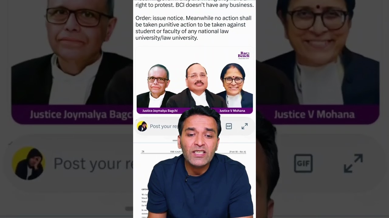Why Manan Mishra should resign after threatening to keep career of law students hostage. #amitkilhor