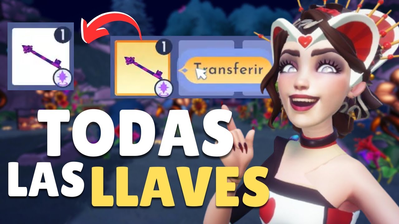 Ubicación PASO a PASO de TODAS LAS LLAVES del Reino de Alicia | Disney Dreamlight Valley