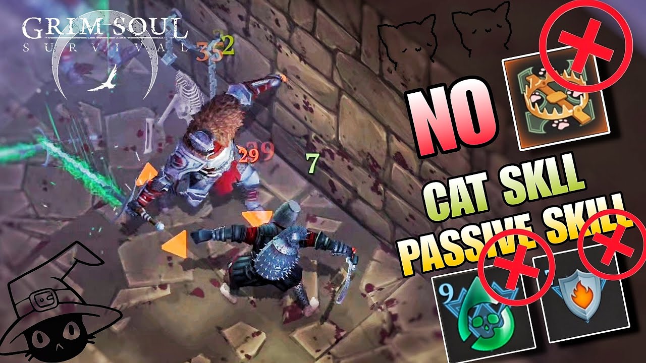 Grim Soul - Beginner's Guide For Tortures Dungeon F1 (F2P) without Cat Skill & Passive Skill.