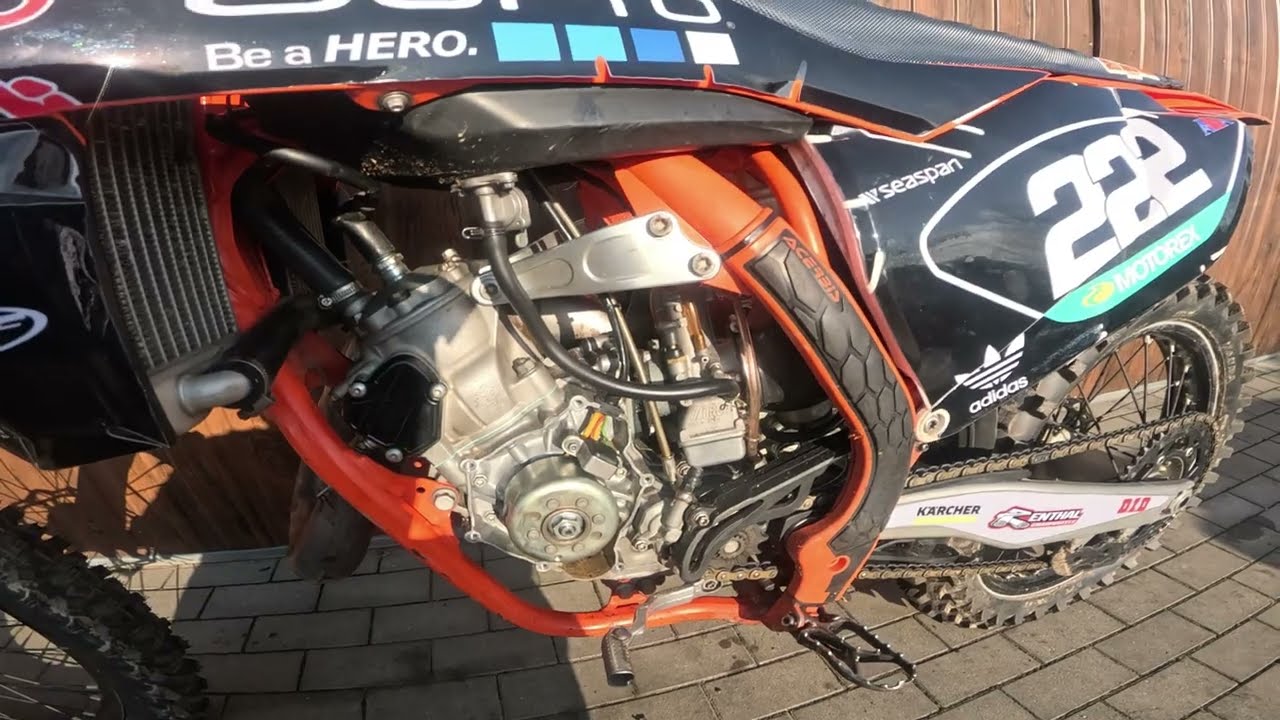 KTM SX 125 2018 test po wymianie tłoka