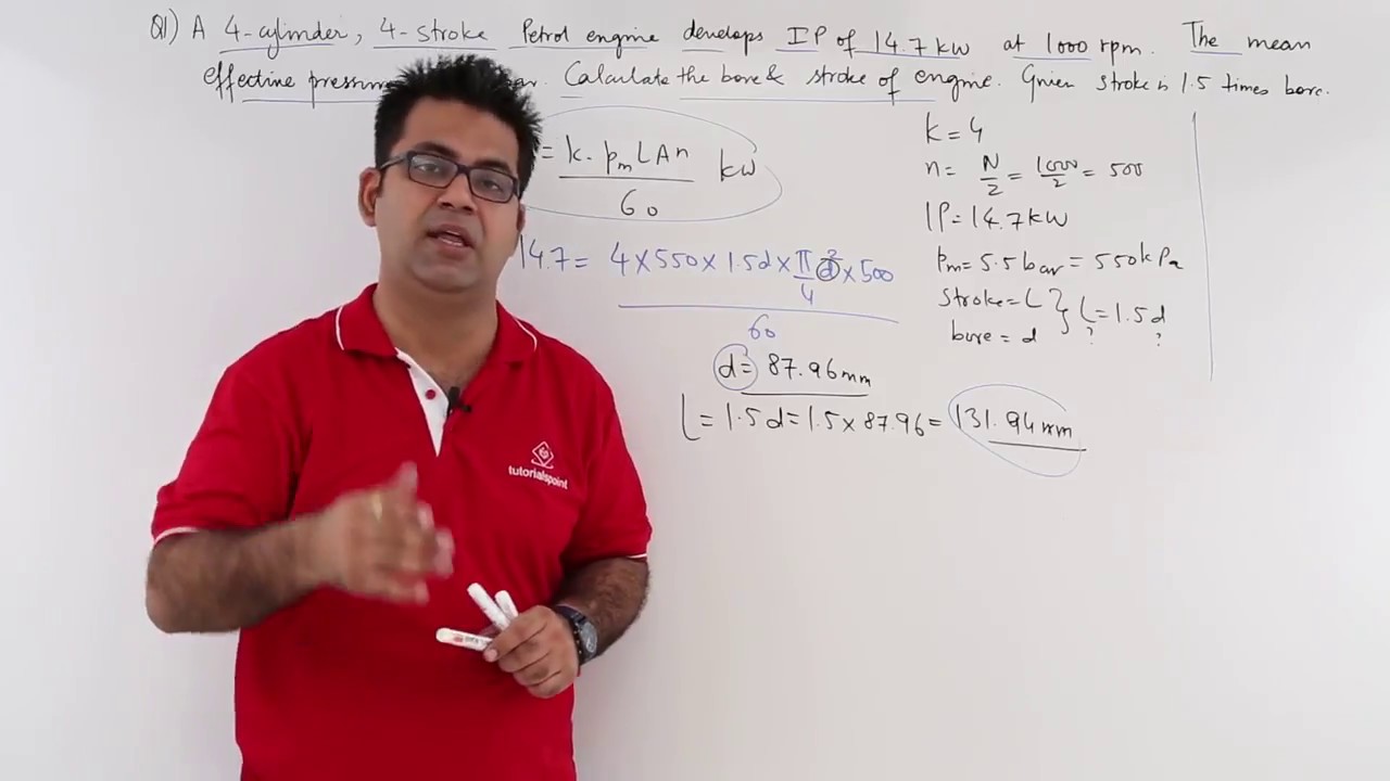 IC Engine Numerical Example 1