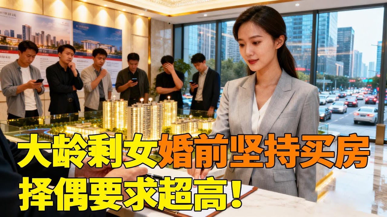 大龄剩女婚前坚持买房，择偶要求超高！男方得知后纷纷退缩不敢娶吐槽：愿意结婚的都是傻子！【轩语说媒】